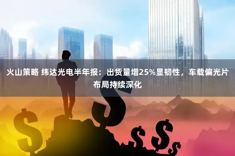 火山策略 纬达光电半年报：出货量增25%显韧性，车载偏光片布局持续深化